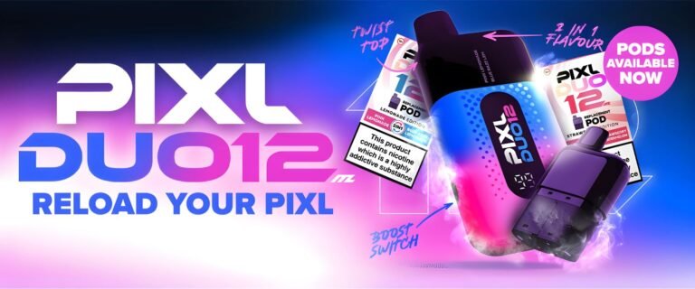 Experience Dual Flavour Freedom with the Pixl Duo 12000 Prefilled Pod Vape Kit