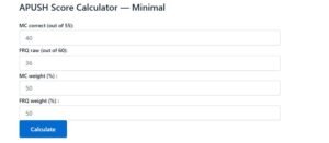 The Ultimate APUSH Score Calculator Guide for Students | AurexaFinance
