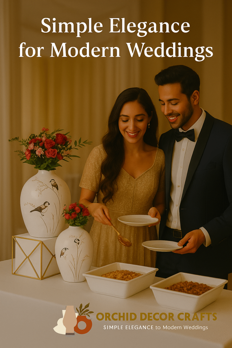 “Elegant Decorative Items for Weddings & Events | Orchid Decor Crafts”