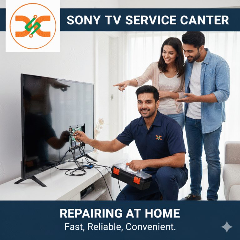 Does the Sony TV Service Center offer multilingual interface setup?