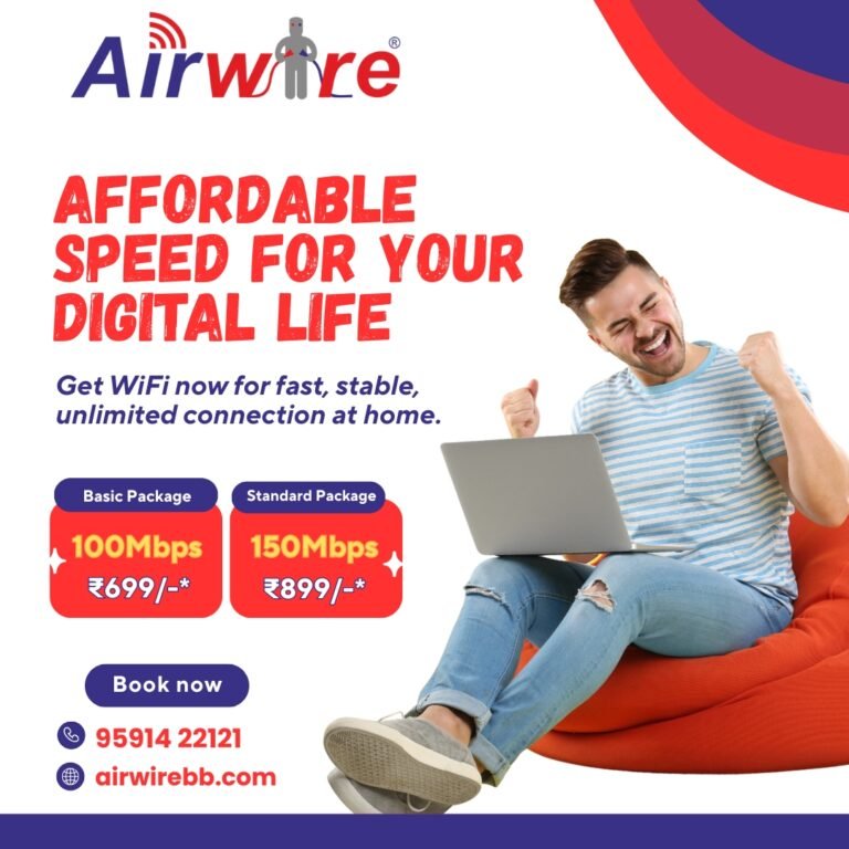 Airwire Broadband – Fast, Reliable & Future-Ready Connectivity