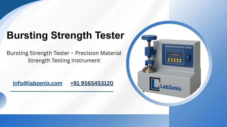 Precision Bursting Strength Tester for Packaging & Paper Testing