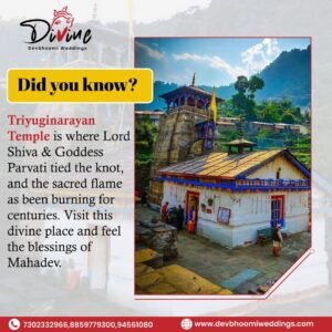 Exploring Triyuginarayan Temple in Uttarakhand: The Divine Wedding Venue of Lord Shiva and Parvati 💍✨