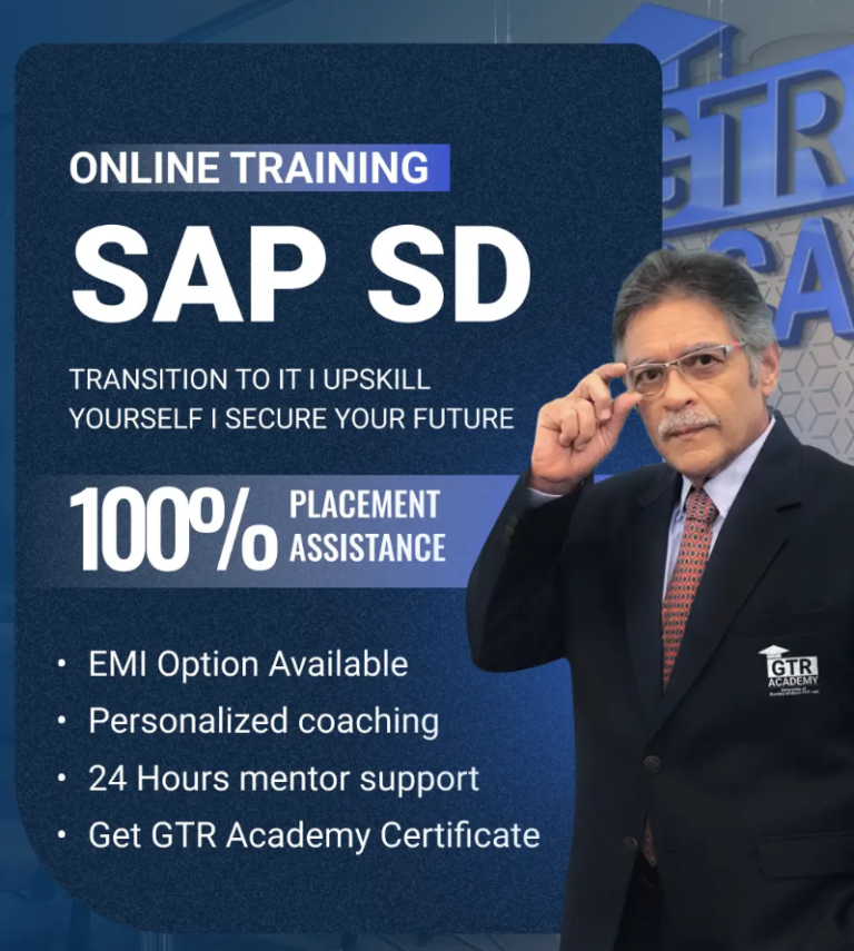 SAP S4 HANA SD Training – Get Certified with GTR Academy