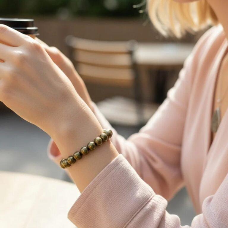 Aura of Gold – Pyrite Bracelet for Prosperity, Balance & Style