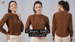 Women’s Pleated Formal Shirts