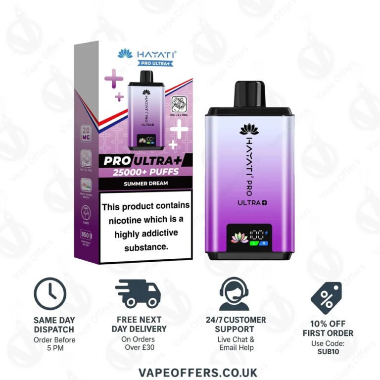 Hayati Pro Ultra Plus 25000 Prefilled Vape Kit