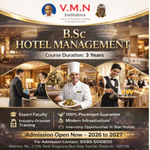 Build Your Hospitality Future at the Best Hotel Management College in Madurai