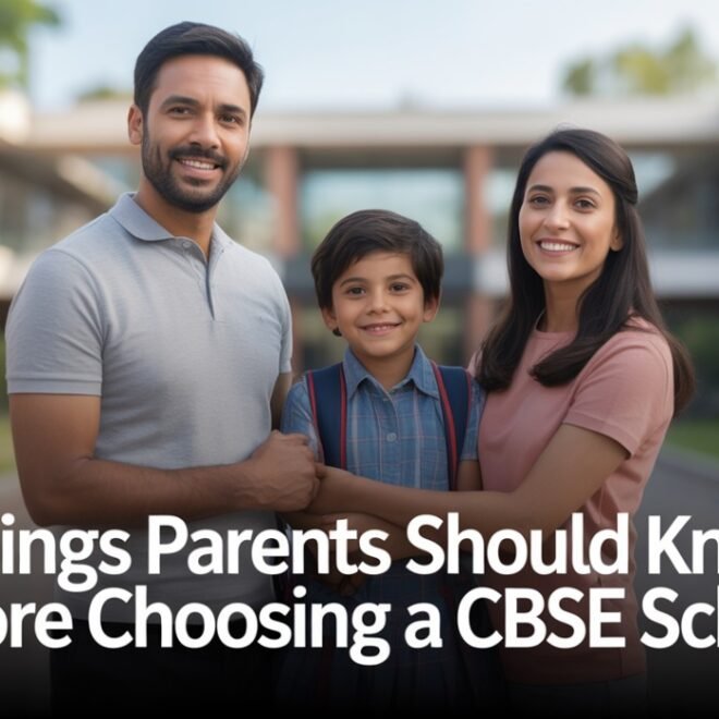 Things Parents Should Know Before Choosing a CBSE School