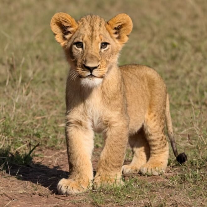Adorable Lion Cub