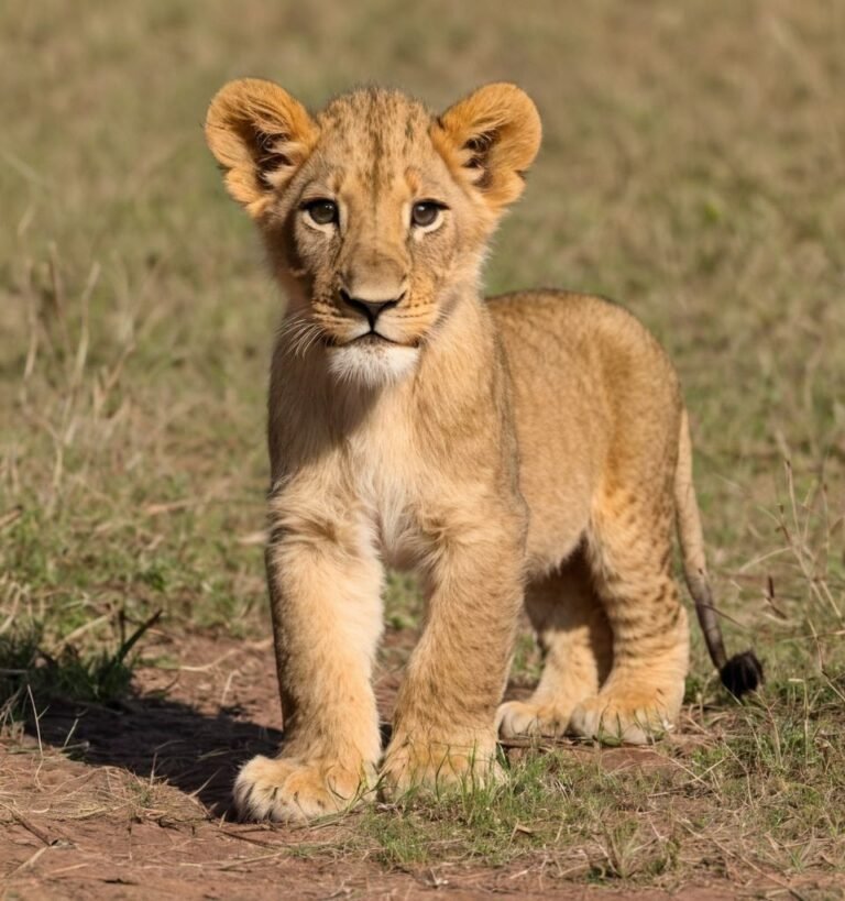 Adorable Lion Cub