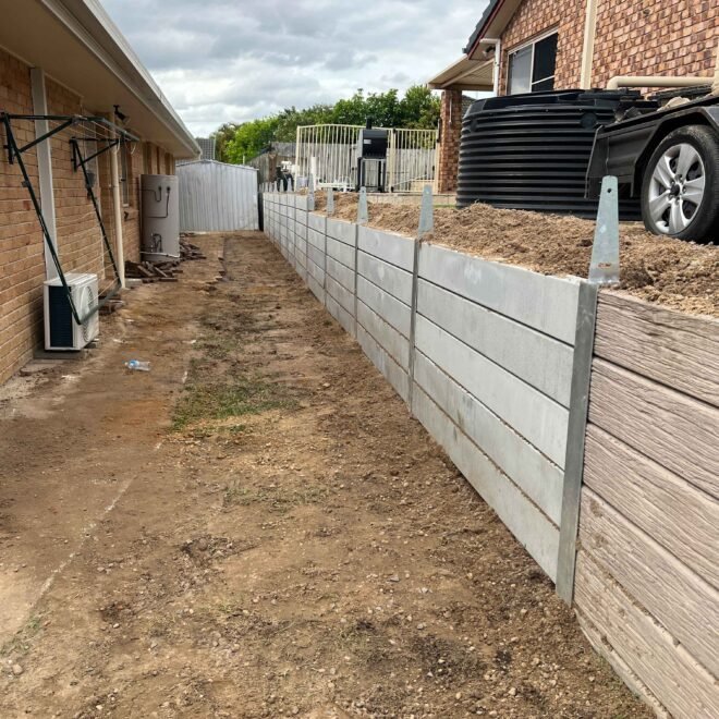 Retaining Walls in Chambers Flat