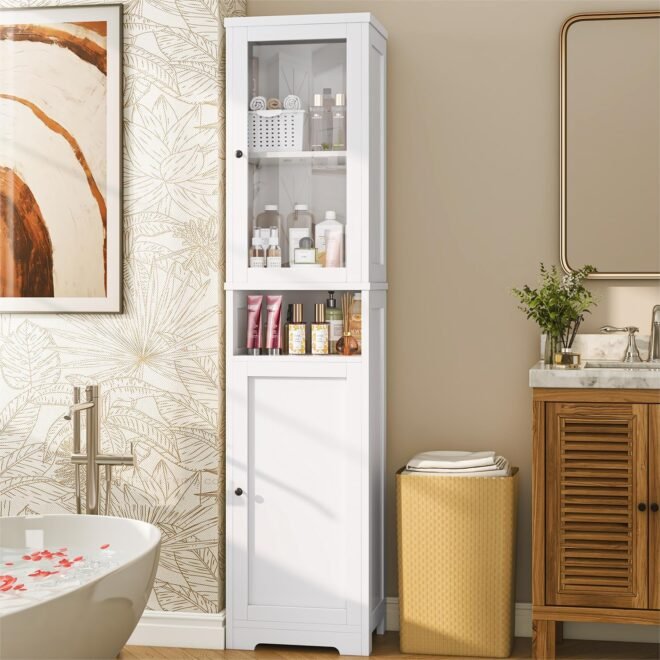 Acrylic Cabinet for Bathroom for Stylish Storage and Moisture-Resistant Interiors