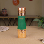 Copper bottles have become extremely popular because of their traditional health benefits, elegant appearance, and Ayurvedic importance.