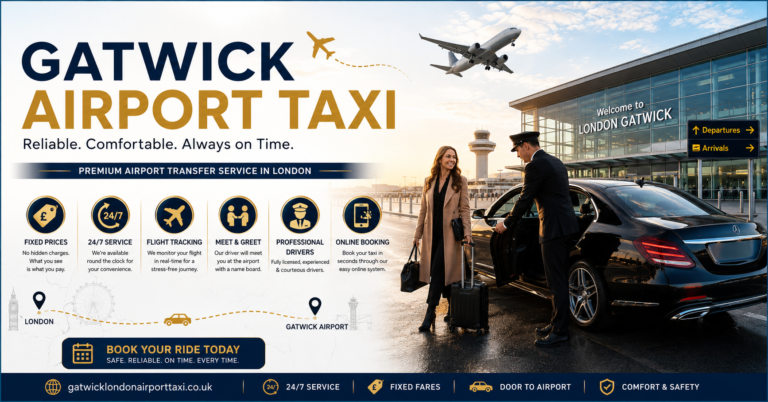 Premium Taxi From London to Gatwick Transfers