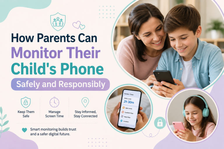 How Parents Can Monitor Their Child’s Phone Safely and Responsibly