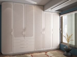 PU Coated Wardrobe for Hall: Premium Storage with Modern Elegance