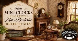 How Mini Clocks Help Create a More Realistic Dollhouse Scene
