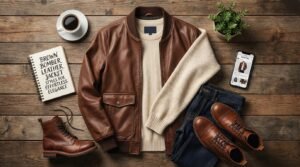 Brown Bomber Leather Jacket Styles for Effortless Elegance