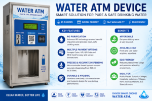 Water ATM Device: A Sustainable Business Opportunity for Clean Drinking Water in India