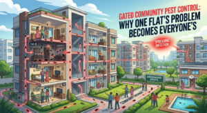 Gated Community Pest Control: Why One Flat’s Problem Becomes Everyone’s