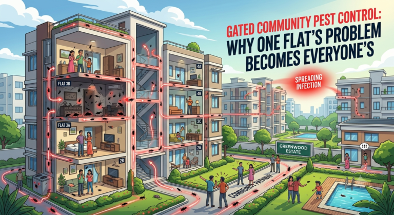 Gated Community Pest Control: Why One Flat’s Problem Becomes Everyone’s