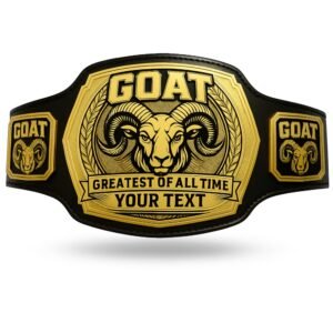 Goat Championship Belt for Greatest Of All Time Winners