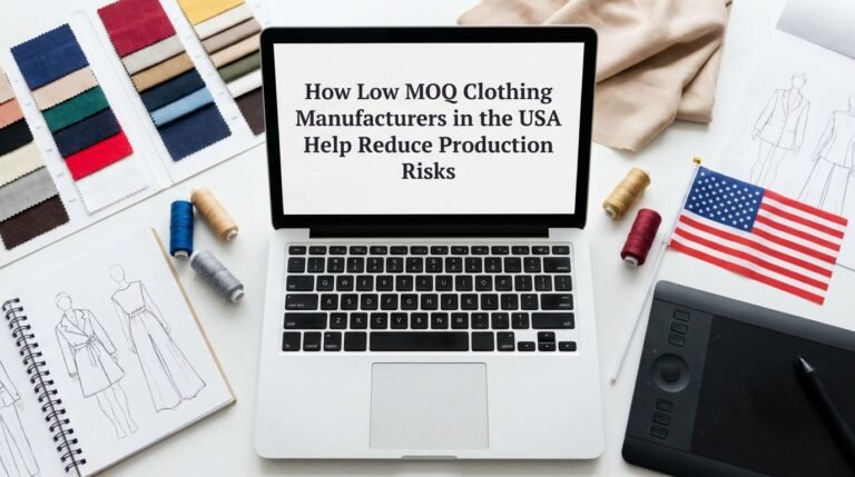How Low MOQ Clothing Manufacturers in the USA Help Reduce Production Risks