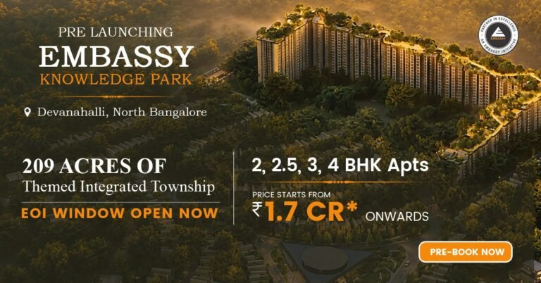 Embassy Knowledge Park: Location, Residential Planning and Development