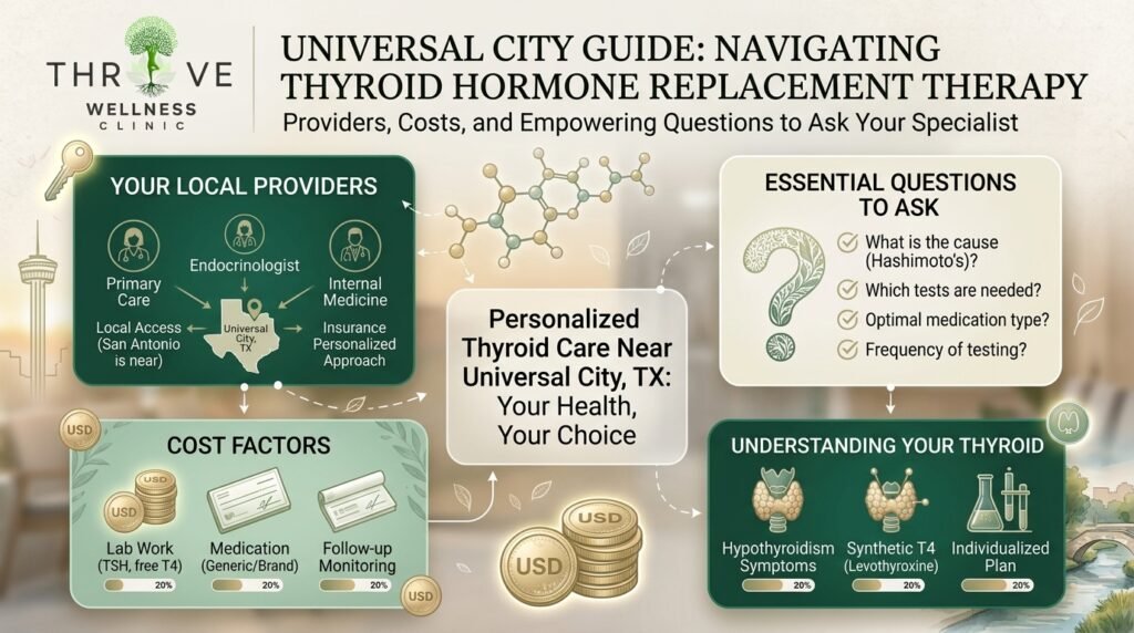 A Universal City Guide to Thyroid HRT: Providers, Costs and What to Ask