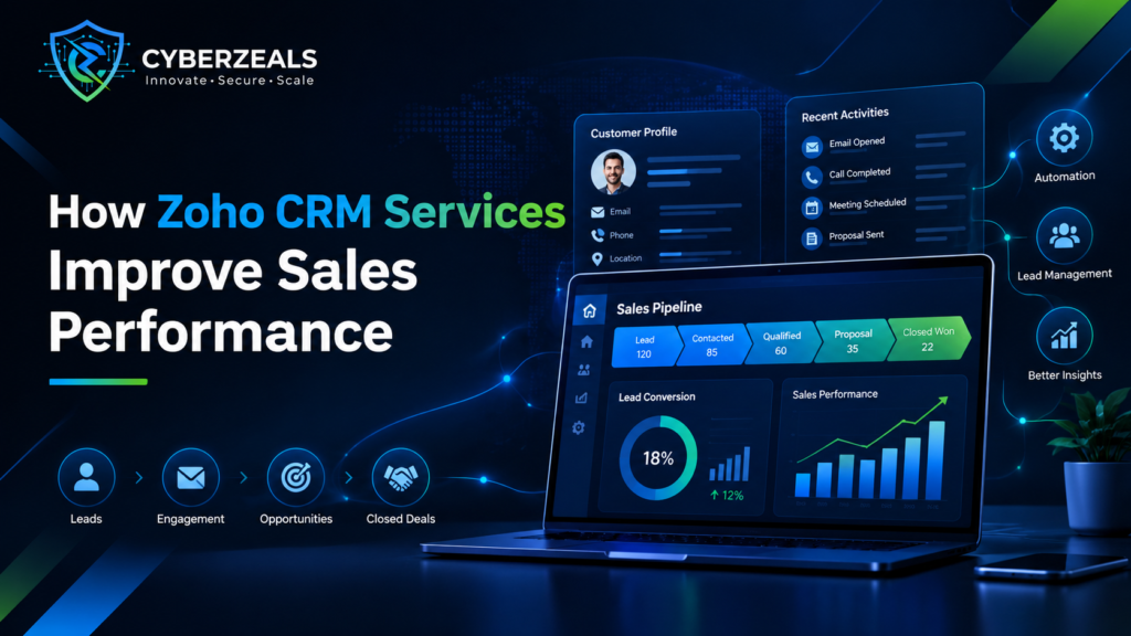 How Zoho CRM Services Improve Sales Performance